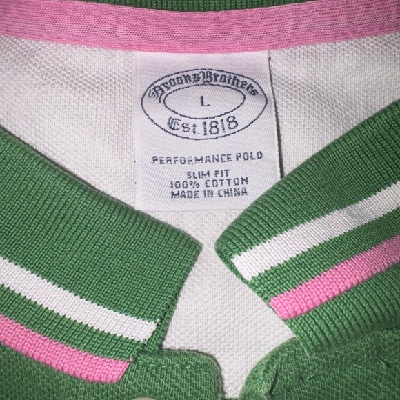 Brooks Brothers Green Polo Shirt ⛳️ - Picture 8 of 8